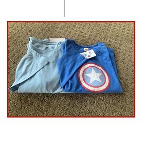 Girl's long sleeve T shirts bundle of 2  NEW WITH TAGS size 10/12 and size 140